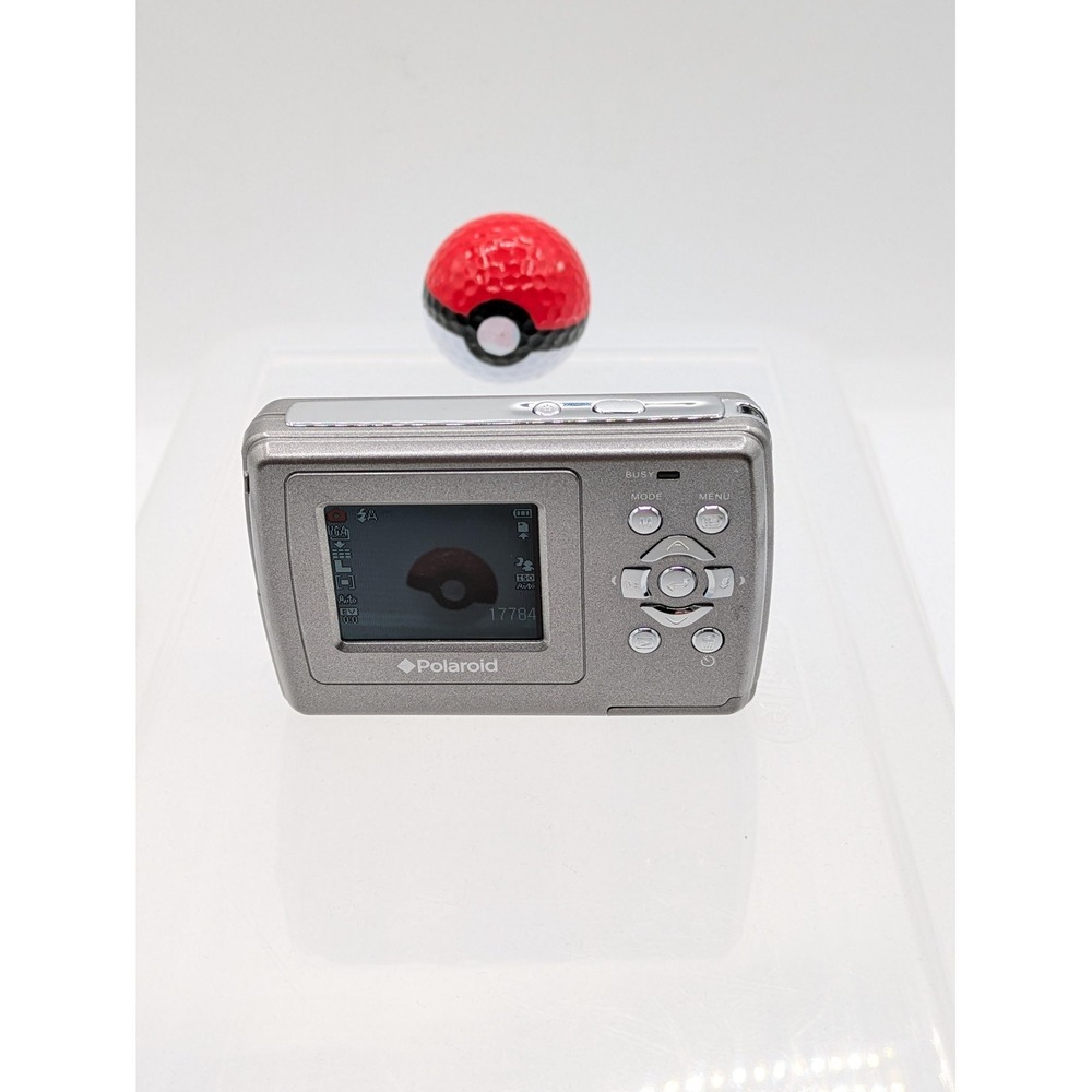 Polaroid A815 Digital Camera 15MP Silver Compact LCD AA SD Point Shoot Tested - Picture 6 of 15